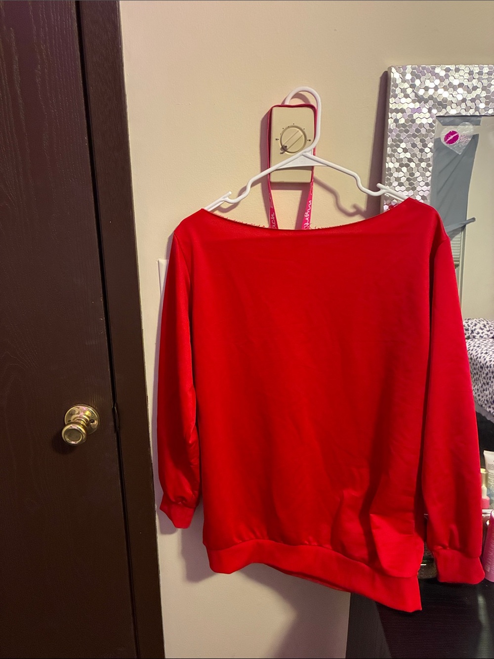Red 'Brooklyn New York' Graphic Sweatshirt - Picture 2 of 3